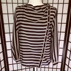Vintage Jaeger Striped Blouse